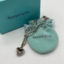 TIFFANY&Co. ティファニー ブレスレット カーブハート シルバー925 ファッション アクセサリー P238_画像1