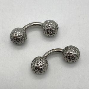 HERMES エルメス カフス ゴルフボール シルバー ファッション アクセサリー P329