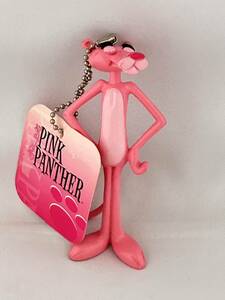  Pink Panther colorful PVC key holder 2005 (14120) total length approximately 10. paper tag equipped ball chain mascot strap sofvi 