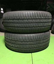 管理番号：C1-5-6【送料無料！2本セット】225/55R18 ＴＯＹＯトーヨー トランパス mp7 2021年製 7部山/夏タイヤ/適格請求書発行可能_画像1