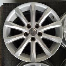 管理番号：Ｓ12-100【4本価格】【17x7J 5x114.3 ET+45 ハブ60】トヨタTOYOTA純正・200系クラウン等・直接引取可能・適格請求書発行可能_画像6