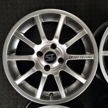 管理番号：S12-126【4本価格】【15x6.5J 4x100 ET+42 ハブ73】SPORT TECHNIC・ ロードスター シビック等・適格請求書発行可能_画像6