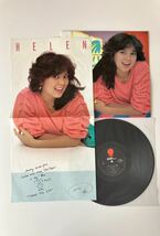 【盤極美品】ヘレン笹野 / 心細いな LP 東芝EMI WTP60448 82年2nd,80年代アイドル,筒美京平,小林泉美,初恋同志,マルガリータ,_画像3