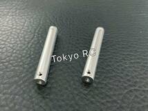 No.333 【 CR01 】 アームシャフト 7x48mm 2本セット 専用強化パーツ TAMIYA タミヤ 1/10 高精度CNCアルミ製 @A_画像1