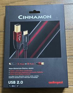 オーディオクエスト シナモン audioquest CINNAMON USBケーブル C to B 1.5m