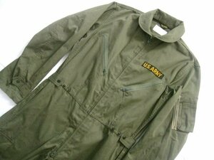 COVERALLS FLYING MANS COTTON TWILL SG TYPE K-2B HOUSTONヒューストンK-2BフライトスーツMレプリカ オールインワン/つなぎ グリーン