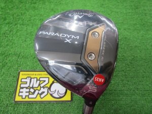 GK古城■【値下げ】【新品】 825 キャロウェイ PARADYM X★VENTUS TR5 for Callaway★S★18度★パラダイム★5W