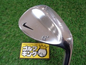 GK栄三越■ 939 【中古】【激安特価】ナイキ◆ツアーフォージドウェッジメッキ62-06◆NIKE STEEL SHAFT◆USモデル◆1FLEX◆62度◆お買い得