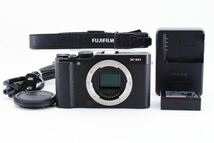 Fujifilm 富士フイルム X-M1 ミラーレスカメラボディーセット　ブラック　黒 美品 最落なし_画像10