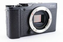 Fujifilm 富士フイルム X-M1 ミラーレスカメラボディーセット　ブラック　黒 美品 最落なし_画像3