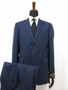 未使用品 【ジバルディ GIVERDYE】 ウール素材 シングル2ボタン スーツ (メンズ) size94AB4 青みのあるネイビー系 織柄 ■27RMS7366