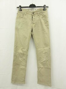 【ヤコブコーエン JACOB COHEN】 PW622 ストレッチ素材 コットンパンツ (メンズ) size29 ベージュ 5ポケット 伊製 ■28MPA0036■