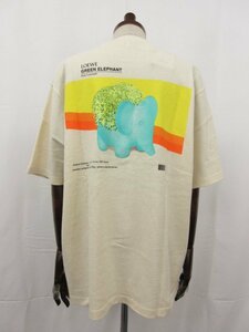 未使用 【ロエベ LOEWE】 Chia Elephant Cotton T-Shirt サマーニット 半袖Tシャツ (メンズ) sizeL アイボリー H526Y22X68 ■29MT4997■