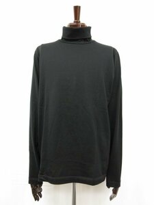 未使用【ポールスミスコレクション Paul Smith COLLECTION】 タートルネック カットソー 長袖Tシャツ (メンズ) XL 黒 MK.294309 ■29MT5004