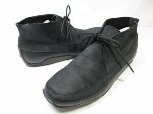 超美品 【カンペール Camper】 36787-003 コンビレザー ブーツ 紳士靴 (メンズ) size42 ブラック ■18MZA4429■