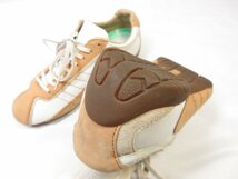 【New Balance ニューバランス】POSTURE WALKING レザー ローカットスニーカー 靴 (レディース) 22.5 ホワイト×ベージュ■18LZ4341_画像8