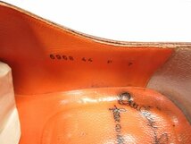 【サントーニ Santoni】 6968 キャップトゥ 内羽根 ドレスシューズ 紳士靴 (メンズ) size7 ブラウン系 ■18MZA4448■_画像9