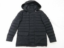 超美品【モンクレール MONCLER】ANDREU アンドレ フード付 2WAY 軽量 ダウンジャケット (メンズ) size1 ネイビー系 ■17HR3320■_画像4