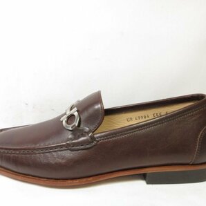 HH未使用品【サルヴァトーレフェラガモ Salvatore Ferragamo】 ガンチーニローファー スリッポン 靴 (メンズ) size6EEE 茶系 ■18MZA4494■の画像2