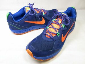 未使用品 【ナイキ NIKE】 642833-403 WILD TRAILランニング スニーカー 紳士靴 (メンズ) size29.5 ブルー系 ■18MZA4509■