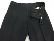 HH【コムサメン COMME CA MEN】 ウール素材 シングル2ボタン スーツ (メンズ) size44 ネイビー系 ストライプ織 ■27RMS7548_画像4