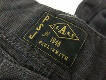 【ポールスミスジーンズ Paul Smith jeans】 チェック柄 パンツ スラックス (メンズ) sizeXL グレー系×ブルー MK.209307 ■29MPA0040■_画像3
