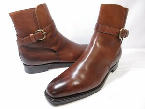  super-beauty goods [ Edward Green EDWARD GREEN] plain tu jodhpur boots gentleman shoes ( men's ) size7E888 brown group #18HT2373#