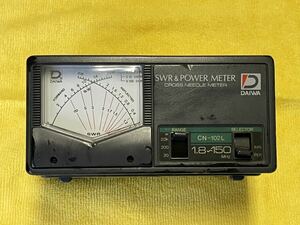 DAIWA SWR＆POWER METER CROSS NEEDLE METER 1.8～150MHz ダイワ SWR計 CB無線 NASA 1円スタート