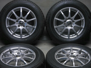 美品バリ山！A-TECH SCHNEIDER 15×6J 5H PCD114.3 IS50 Playz PX-RV 195/65R15 ノア、ヴォクシー、セレナ、ステップワゴン他