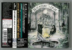 ブラックモアズ・ナイト　Blackmore's Night ／ Shadow of the Moon　国内ＣＤ帯付　Ritchie Blackmore　deep purple　Rainbow