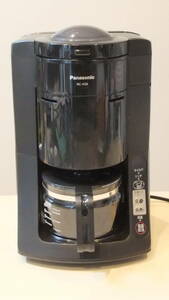 Panasonic パナソニック NC-A56 全自動 ミル付き 沸騰 浄水 コーヒーメーカー ドリップ式 ブラック 通電・ミル回転・保温動作のみ確認済み