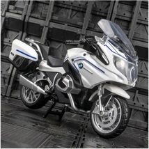 完成品 2色 バイク ミニカー 合金 おもちゃ 1/12 BMW R1250 シルバー ミニチュア オートバイ 光るライト レッド モーターサイクル G063_画像5