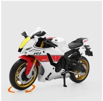 価格調整 3色 バイク ミニカー 合金 おもちゃ 1/12スケール ヤマハ YZF-R1M ミニチュア オートバイ ヤマハ レーシングバイク YAMAHA G60_画像5