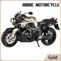 価格調整 3色選択 バイク ミニカー 合金 1/12スケール BMW R1800C オートバイ 可動 シルバー リアル レッド ゴールド 完成品 G118_画像3