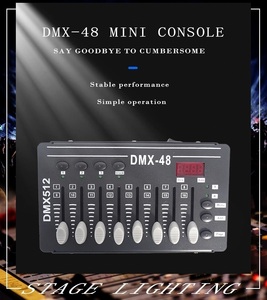 DJ デバイス ■ DMX48 ステージライト LED ミニ DMX コントローラー ■ LED DJライト コンソール ディスコ 照明 効果コンソール C12