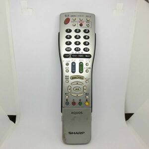 動作確認済み 純正 シャープ アクオス テレビ TV用 GA812WJSA リモコン★ @LC-26D50 LC-20D50 等 スイッチ /E2 110-14