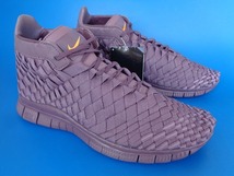 13322■新品 デッド 15年製 NIKE FREE INNEVA WOVEN MID SP ナイキ フリー イネバ ウーブン パープル 紫 27 800907-550_画像2