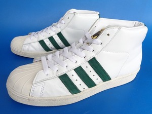 13414■16年製 adidas PROMODEL 80s アディダス プロモデル 白 緑 26 cm BB2248 スーパースター 好きにも