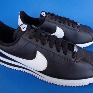 13436■新品 デッド 16年製 NIKE CORTEZ BASIC LEATHER ナイキ コルテッツ ベーシック レザー 黒 白 25 cm 819719-012の画像2