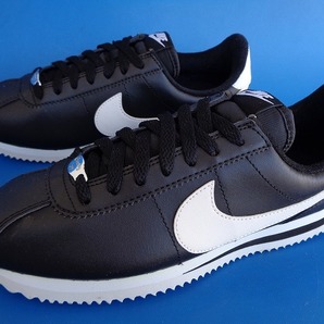 13436■新品 デッド 16年製 NIKE CORTEZ BASIC LEATHER ナイキ コルテッツ ベーシック レザー 黒 白 25 cm 819719-012の画像1