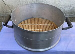  basket steamer aluminium 28.5cm secondhand goods mochi, Chinese, red rice,etc