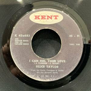 【EP】Felice Taylor - I Can Feel Your Love / Good Luck 1968年USオリジナル Kent K 45x483