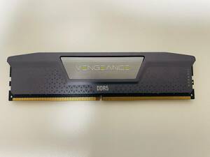 【中古・動作品】コルセア CORSAIR VENGEANCE メモリ 32GB 一枚のみ DDR5 5600MHz ゲーミング AMD EXPO対応　動作確認済み デスクトップ用