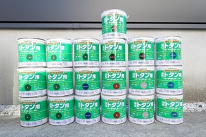 未使用 19缶 アトムペイント ルーフコート トタン用 0.7L 赤さび 油性 つやあり さび止め 鉄部 木部