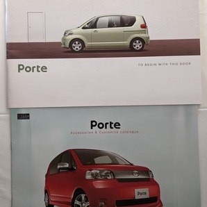 ポルテ　(NNP10, NNP11, NNP15)　車体カタログ＋アクセサリ＋価格表　'09年12月　Porte　古本・即決・送料無料　管理№ 6538 CB05