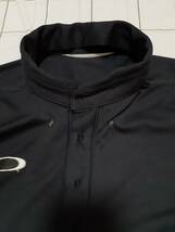 OAKLEY オークリー ジャージ ポロシャツ size M ブラック 美品 _画像8