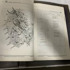 1977年 ポルシェ(PORSCHE) 928モデル 当時物？サービスマニュアルファイル 汚れ有り品の画像4