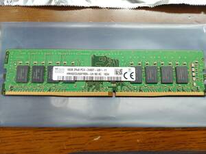 SK Hynix DDR4 2400 PC4 19200 16GB 1枚 デスクトップ用メモリー 動作確認済 HMA82GU6AFR8N-UH ①