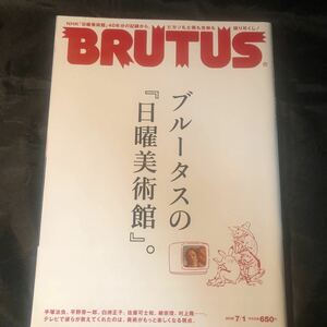 BRUTUS 2015年7/1号 No.803 ブルータスの「日曜美術館」　CA