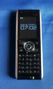 NTT docomo FOMA D702i METAL BALCK mock-up monolith design cellular phone 